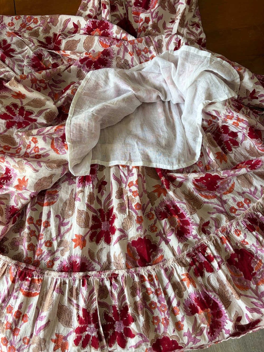 Jude Connally Anita Maxi Dress Sz 12 Pink and Red Floral Print - Picture 7 of 10